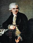 Antoine Vestier Portrait of Johann Heinrich Riesener painting